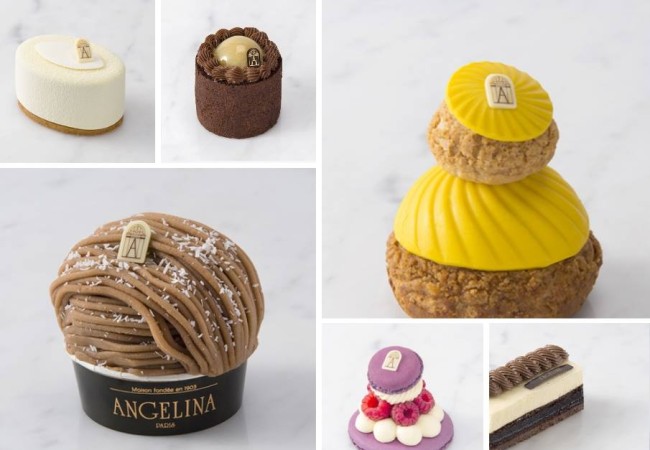 Angelina – carte gourmande – desserts – Mont Blanc