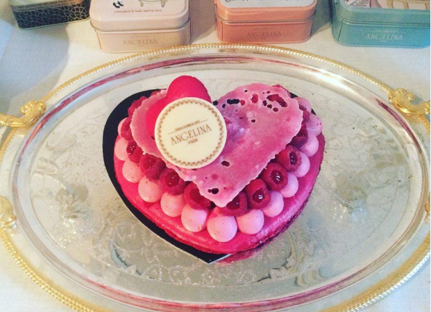 Gâteau coeur à coeur – Angelina – Saint Valentin