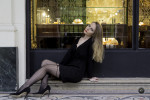 Bas Couture Chantal Thomass - Ivoire, 15 Deniers, Motif Baguette Blanc, Taille 2, Neuf Avec étiquettes
