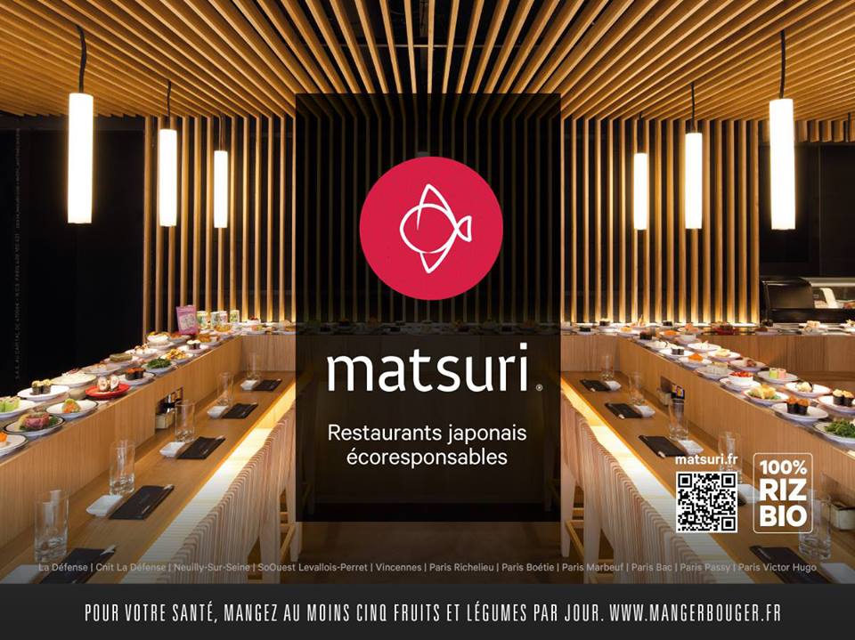Matsuri - restaurant japonais à Paris - comptoir tournant