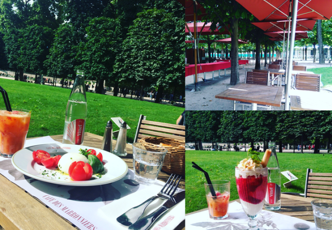 Le Café des Marronnier – la belle terrasse du Jardin des Tuileries