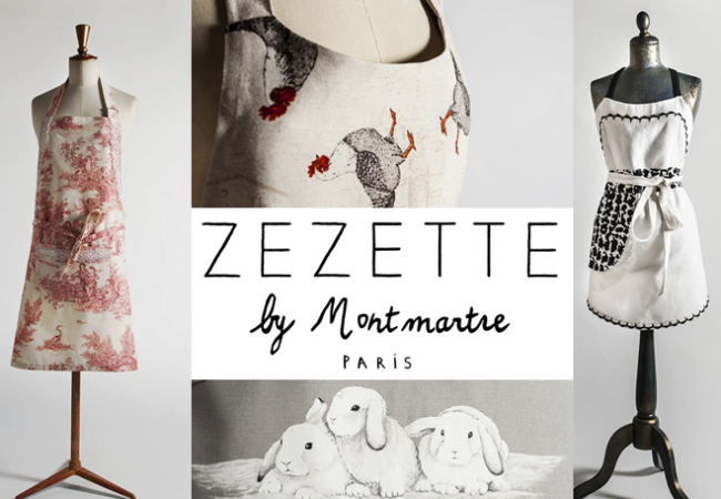 Zezette by Montmartre – tabliers faits main – Zélia Sur la Terre Comme au Ciel