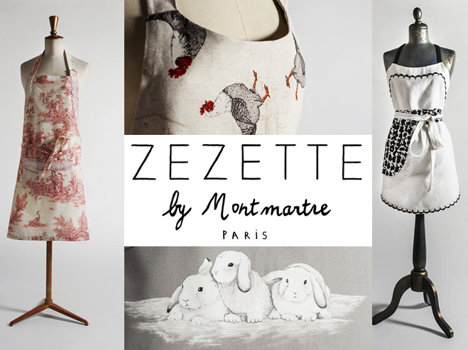 Zezette by Montmartre - tablier - Zélia sur la terre comme au ciel