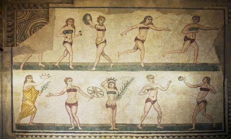 le bikini dans l'antiquité