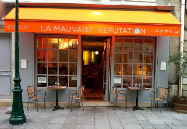 La Mauvaise Réputation – cuisine française créative – belle terrasse à Montorgueil