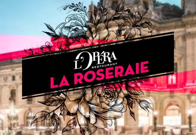 La Roseraie – la terrasse de l’Opéra Garnier – Cointreau Fizz