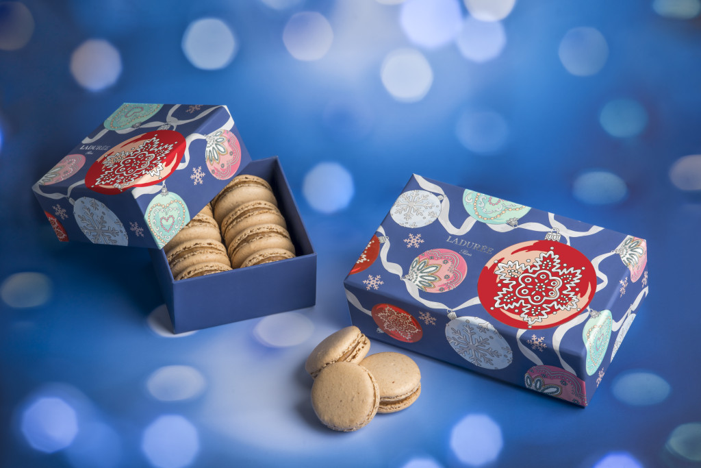 Collection Noël - Ladurée - macarons