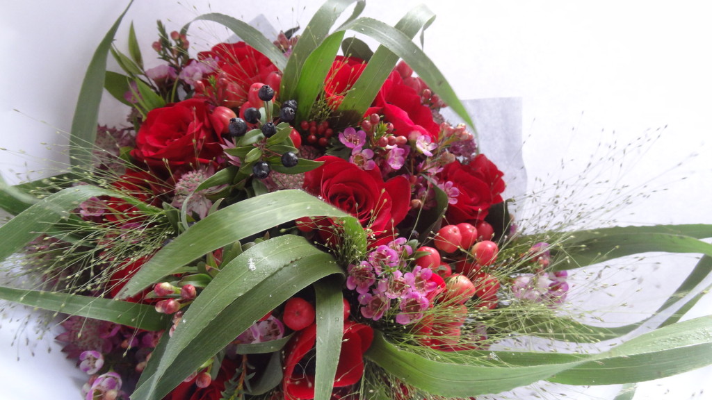 Interflora - un bouquet de fleurs pour la Saint Valentin - livraison