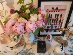 bouquet de pivoines