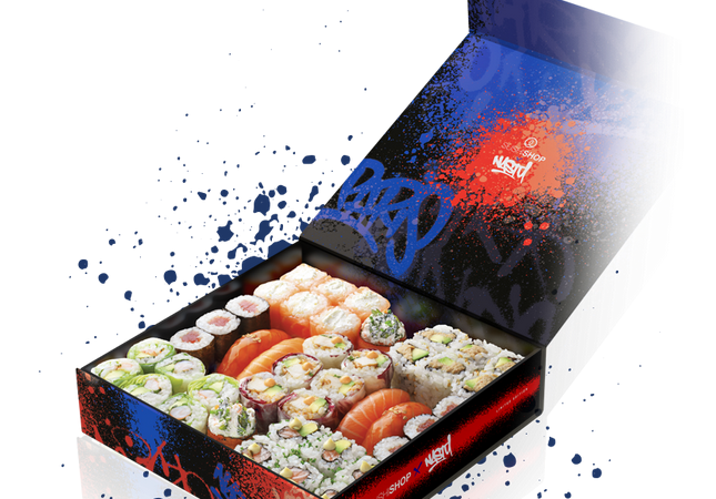 Sushi Shop – box en édition limitée pour les 20 ans de l’enseigne – street art