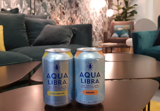 Aqua Libra – eau pétillante aux extraits de fruits – pause bien-être