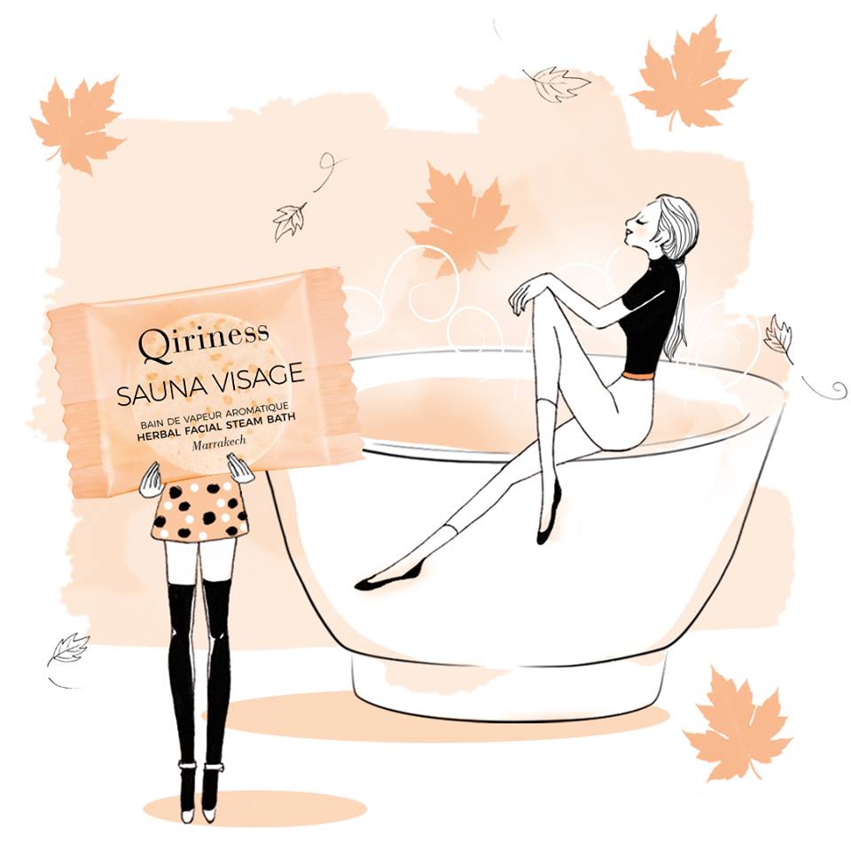 Qiriness - sauna visage - bain de vapeur aromatique