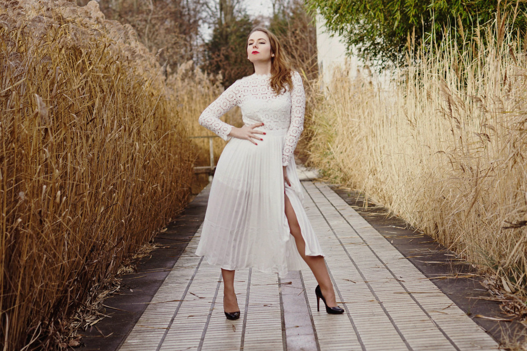 JJS House - inspiration mode - la robe blanche romantique