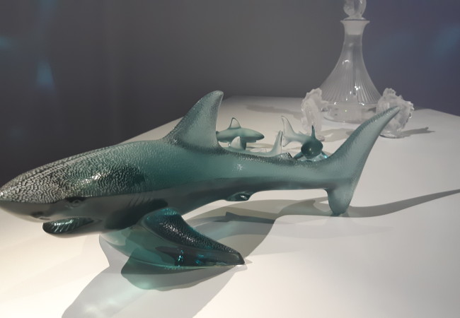 Lalique – collection Aquatique – le cristal et la nature