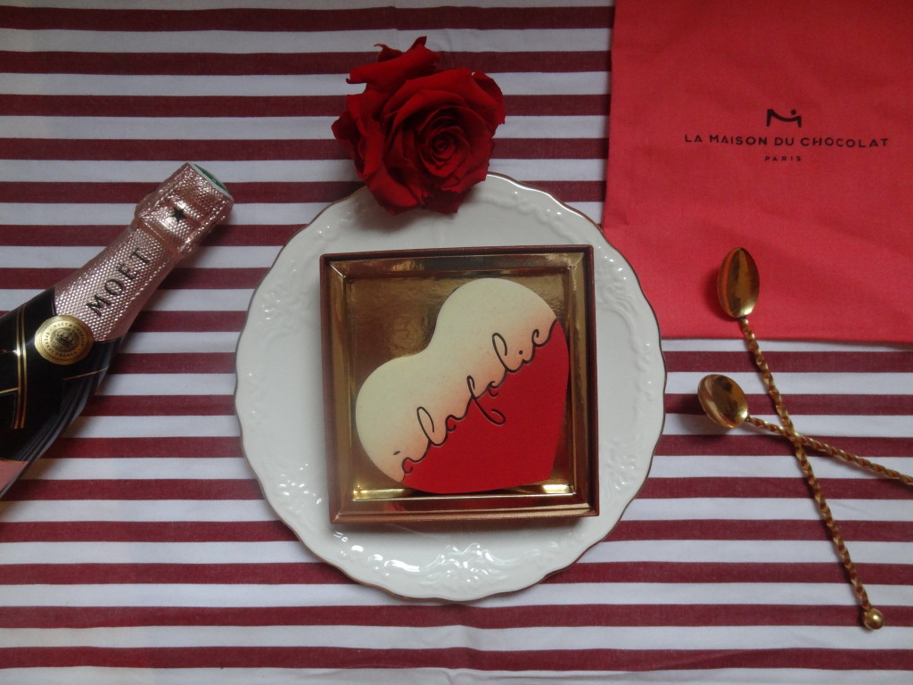 La Maison du Chocolat - cœur praliné - Saint Valentin