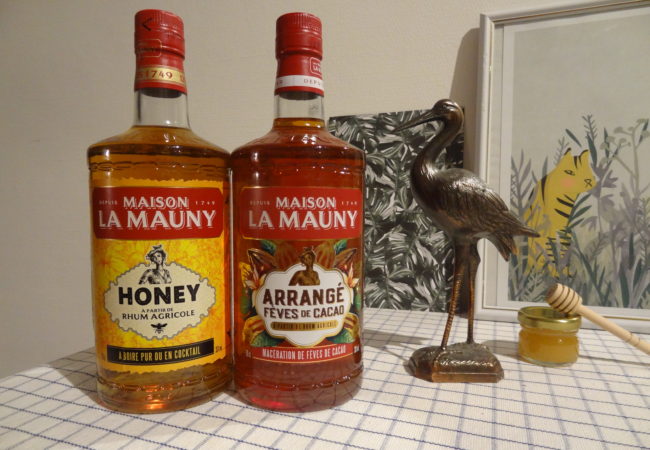 Maison La Mauny –rhum arrangés et aromatisés – Honey et Cacao