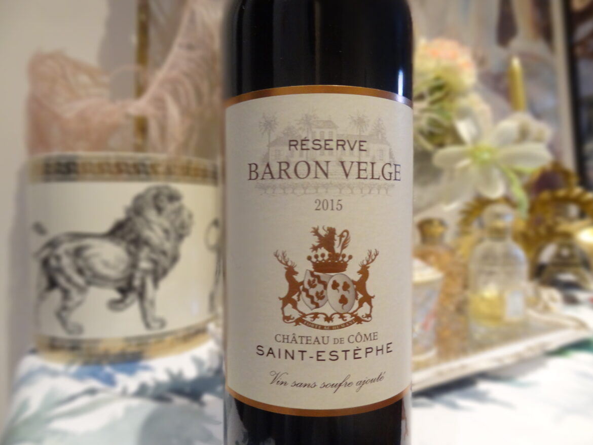 Château de Côme La Réserve 2015 – Saint-Estèphe certifié bio et sans sulfite
