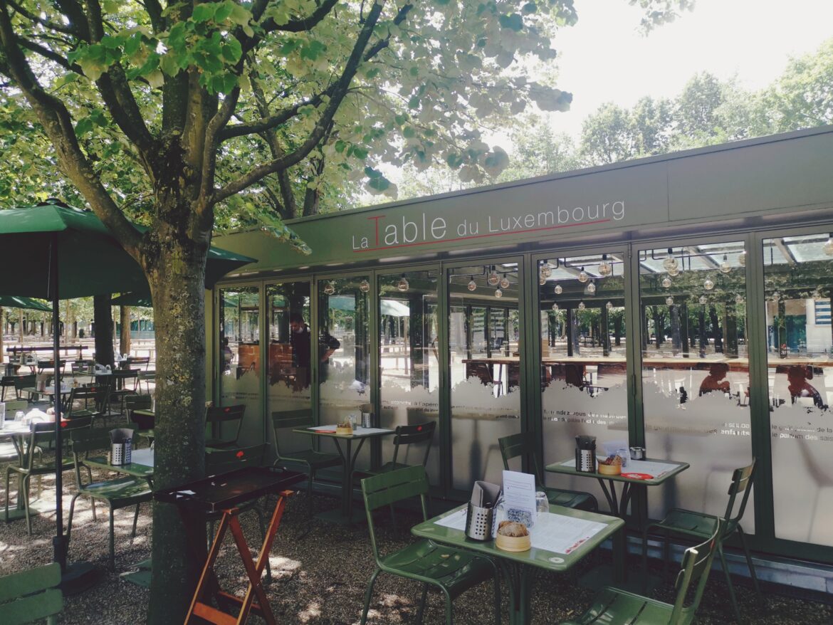 La Table du Luxembourg – un restaurant terrasse en plein cœur du jardin