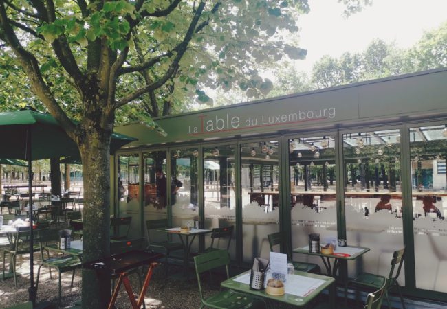 La Table du Luxembourg – un restaurant terrasse en plein cœur du jardin