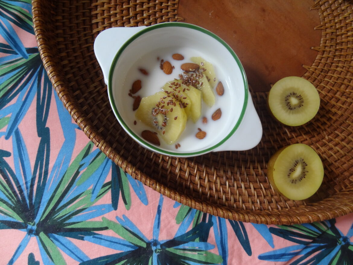 Les kiwis Zespri et leur collaboration avec l’artiste parisienne Oelwein - petits déjeuners vitaminés