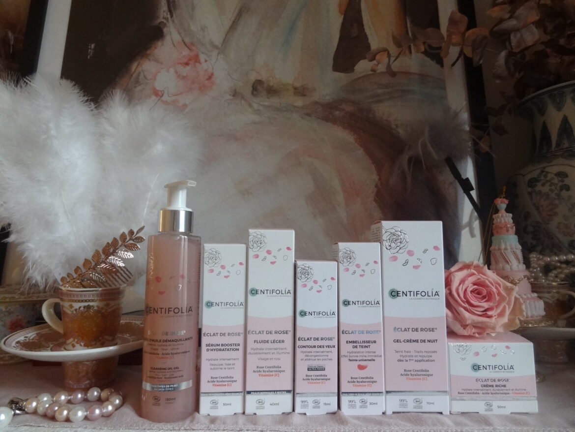 Centifolia - Eclat de rose - une gamme de cosmétiques bio pour un teint frais