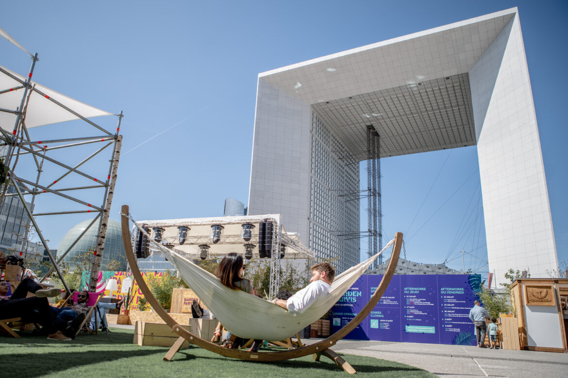 Garden Parvis La défense - hot spot de l'été - food, drinks et chill
