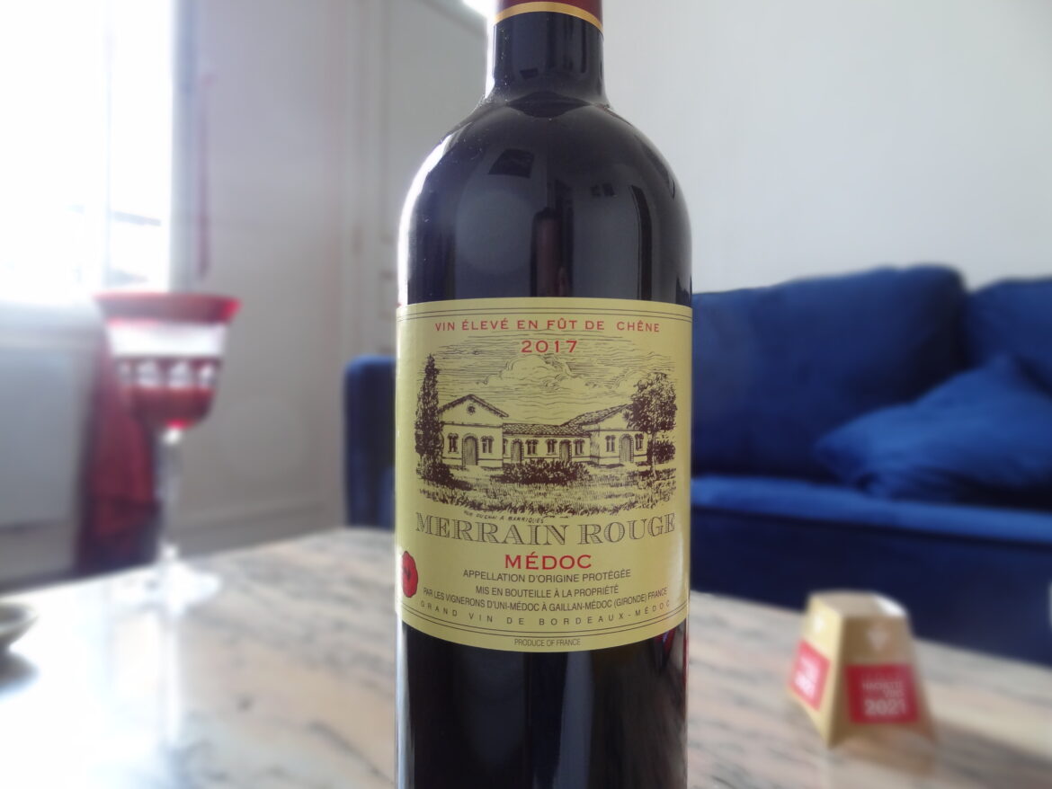 Merrain Rouge 2017 - un millésime signé Producta Vignobles