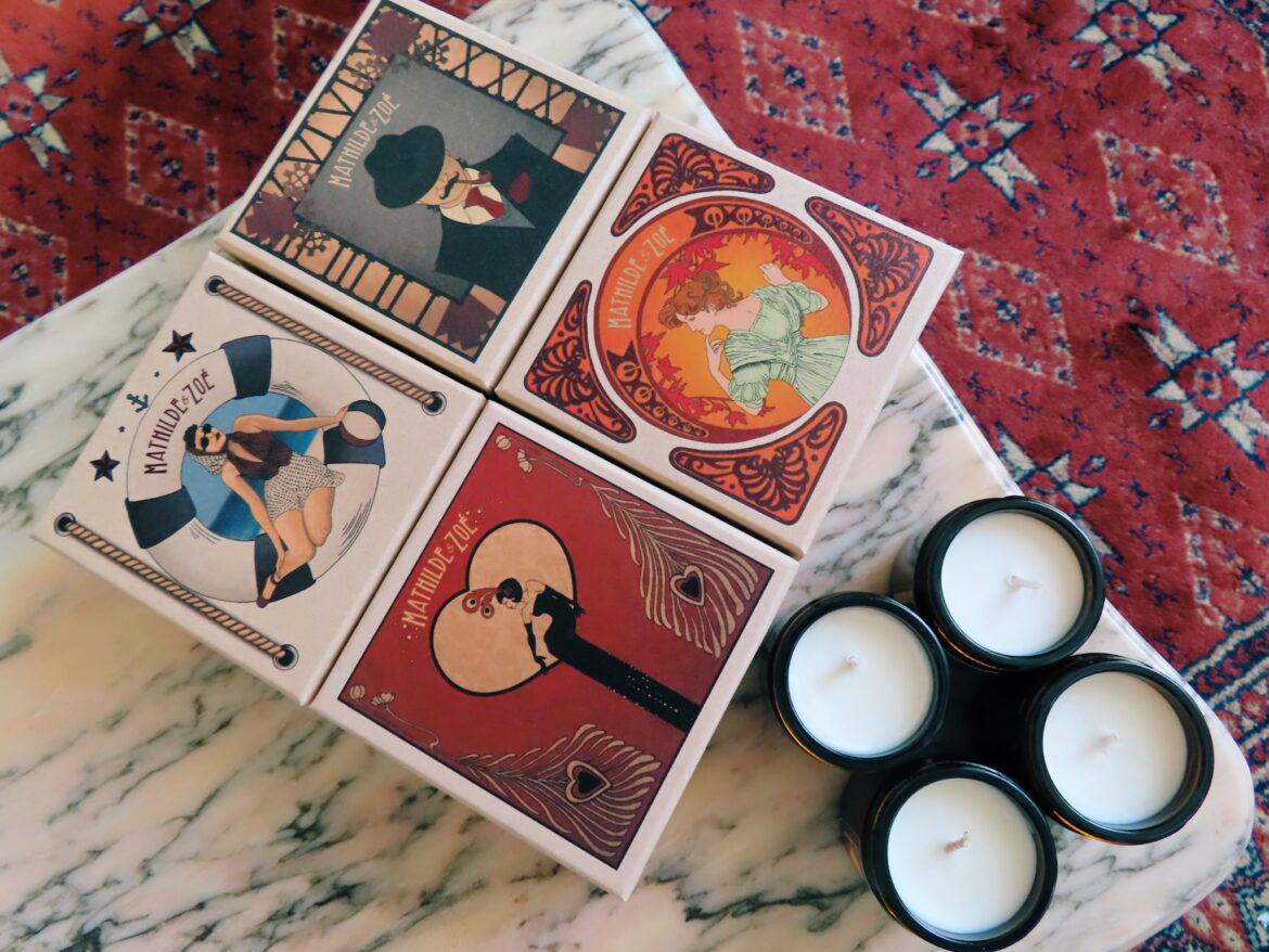 La maison Mathilde et Zoé lance ses nouveaux coffrets bougies d’inspiration rétro