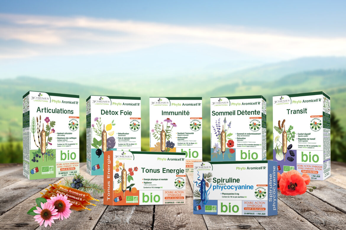 Les 3 Chênes lancent les ampoules phyto bio Aromicell’R pour un bien-être flash et long terme