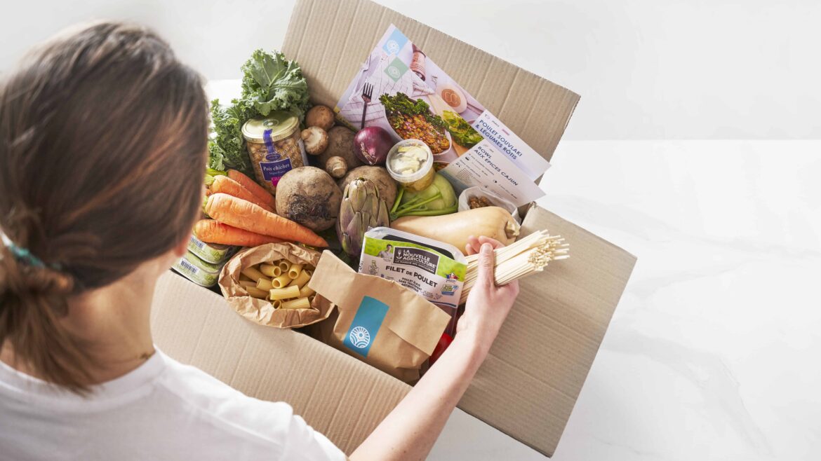 Les Commis, les paniers recettes composés de produits frais livrés chaque semaine