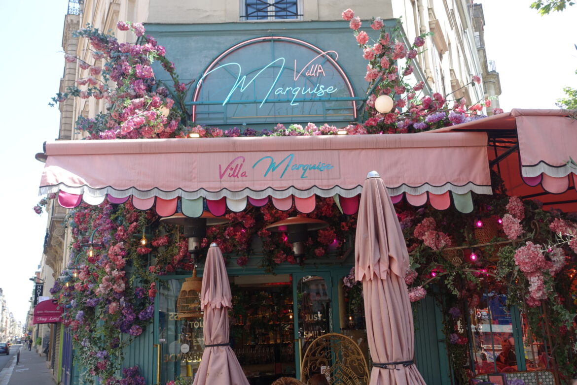 La Villa Marquise - une terrasse féérique et florale pour bruncher - Paris 6