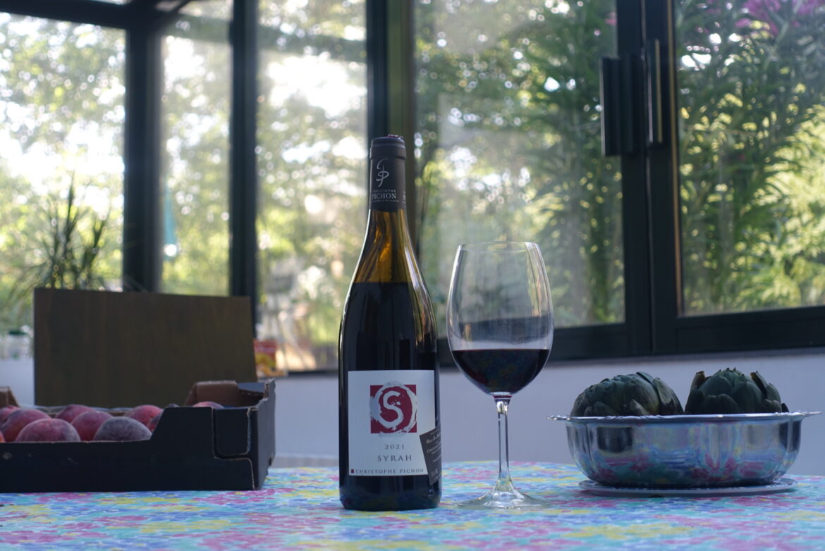 Domaine Christophe Pichon, IGP Syrah 2021, le vin fruité des collines Rhodaniennes
