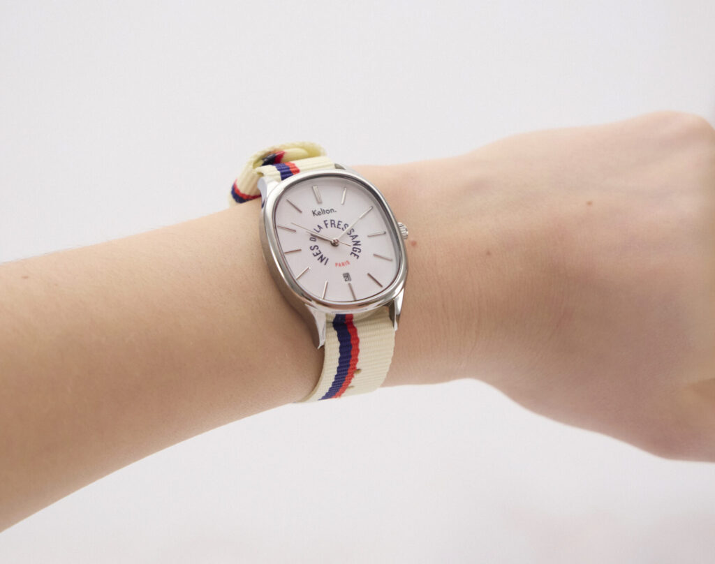 Inès de la Fressange présente sa collection de montres en collaboration avec Kelton !